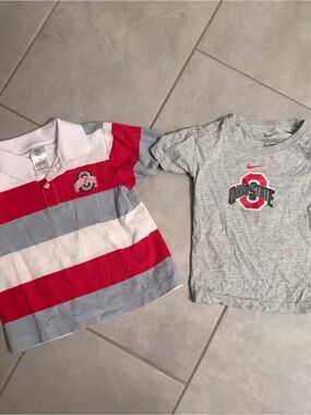 Ohio State 3T 4T polo and Nike t-shirt bundle